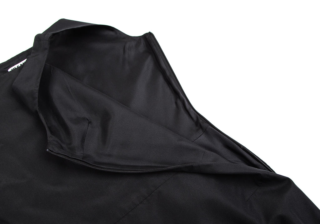 JIL SANDER Black Silk Sleeveless Dress