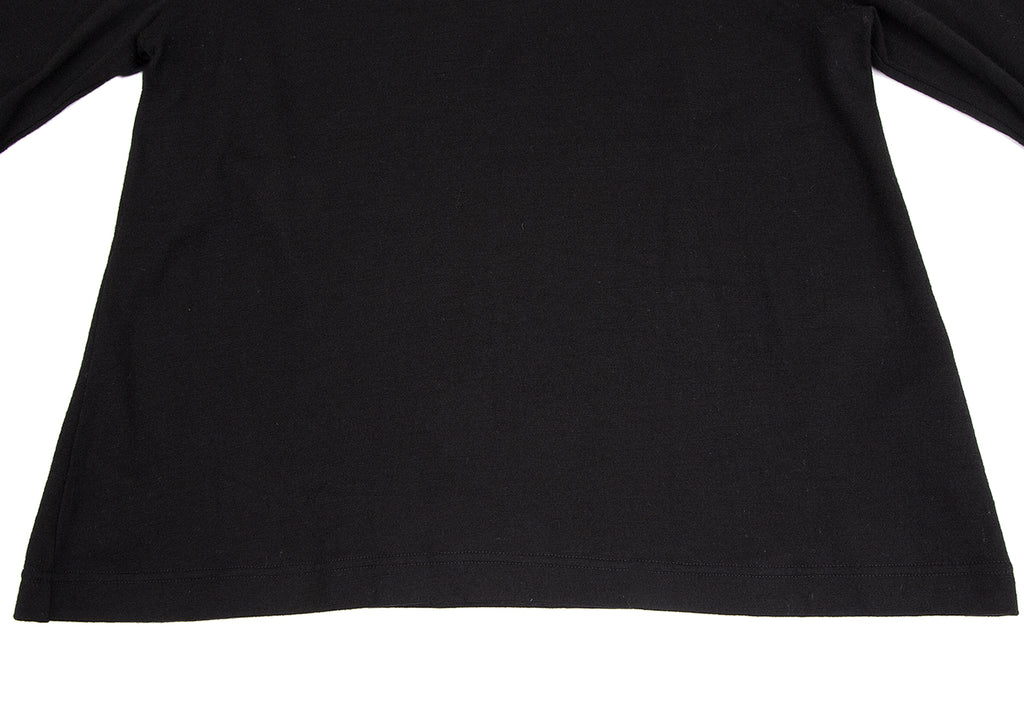 COMME des GARCONS JAPAN. noir kei ninomiya. Black Frill Decoration Wool Knit Blouse/Top