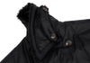 45rpm umii908 Japan. Black Lining Fur Nylon Pea Coat