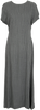 A/T(ATSURO TAYAMA) Japan. Grey Rayon Striped Short Sleeve Dress