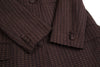 ROMEO GIGLI ITALY.  gigli. Brown Wool Jacquard Jacket