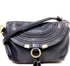 Chloe Paris. Black Leather Small/Medium Cross Body Shoulder Bag
