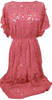 Moschino Italy. Vintage Pink PolyTech Midi Length Dress