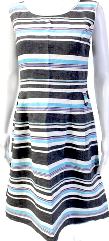 Comme des Garçons Comme des Garçons Japan. Black Semi Sheer 3/4 Sleeve Collection Dress