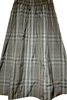 United Arrows Japan. green label relaxing Gray Check Easy Long Skirt