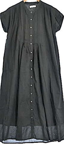 Comme des Garçons Comme des Garçons Japan. Black Semi Sheer 3/4 Sleeve Collection Dress