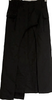 UNITED TOKYO JAPAN. Black Asymmetrical Viscose Blend Skirt