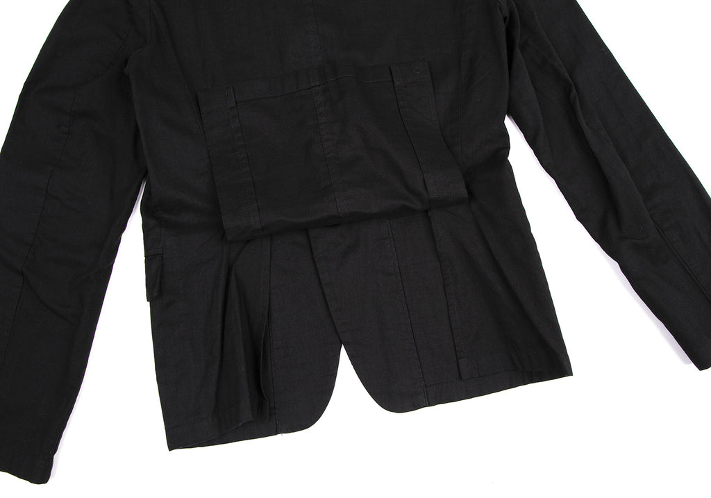 ISSEY MIYAKE JAPAN. zucca Black Cotton Jacket