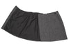 DKNY DKNY JEANS NY. Grey Herringbone Tweed Wrap Mini Skirt