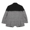 JIL SANDER Black, White Wool Glen Plaid Check Jacket