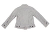 45rpm 45R JAPAN.  Ivory Striped Stretch Jacket