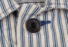 45rpm 45R JAPAN.  Ivory Striped Stretch Jacket