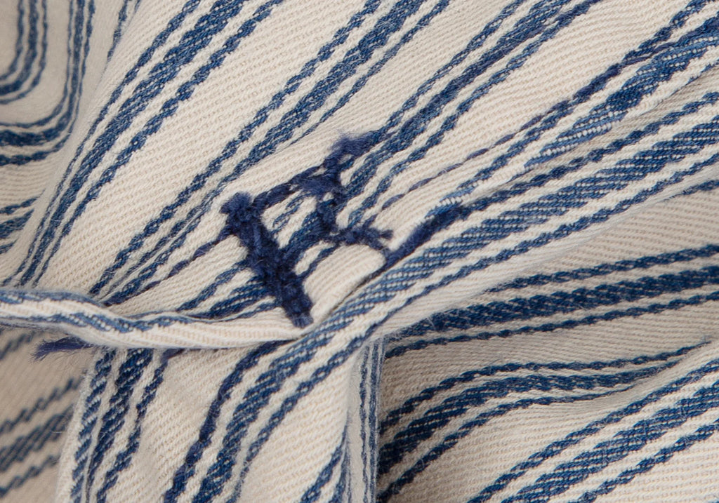 45rpm 45R JAPAN.  Ivory Striped Stretch Jacket