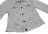 45rpm 45R JAPAN.  Ivory Striped Stretch Jacket