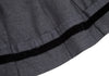 COMME des GARCONS COMME des GARCONS JAPAN. Hem Velor Line Grey Pleats Skirt