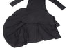 YOHJI YAMAMOTO JAPAN. MICHIKO by Y’s Rayon Wool Stretched Asymmetry Black Dress