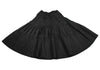 Hiroko Bis Japan. Black PolyTech Pleat Switching Skirt