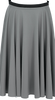 ISSEY MIYAKE JAPAN. 132 5. LINE. Grey PolyTech Blend Drape Skirt
