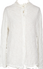 ISSEY MIYAKE JAPAN. PERMANENTE Wrinkle Pleats White Blouse