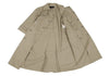 COMME des GARCONS JAPAN. TRICOT. Beige Cotton Long Trench Coat
