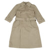 COMME des GARCONS JAPAN. TRICOT. Beige Cotton Long Trench Coat