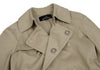 COMME des GARCONS JAPAN. TRICOT. Beige Cotton Long Trench Coat