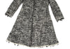 COMME des GARCONS JAPAN. TRICOT. Nep Melange Black, White Tweed Coat