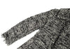 COMME des GARCONS JAPAN. TRICOT. Nep Melange Black, White Tweed Coat