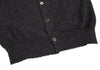 COMME des GARCONS JAPAN. robe de chambre Charcoal Cashmere Knit Cardigan