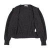 COMME des GARCONS JAPAN. robe de chambre Charcoal Cashmere Knit Cardigan