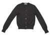 COMME des GARCONS JAPAN. robe de chambre Charcoal Cashmere Knit Cardigan