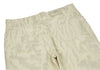 KRIZIA PARIS. Beige Cotton Camouflage Printed Flare Pants