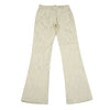 KRIZIA PARIS. Beige Cotton Camouflage Printed Flare Pants