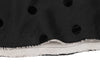 COMME des GARCONS JAPAN. TRICOT. Black Flocked Dot Switching Design Skirt
