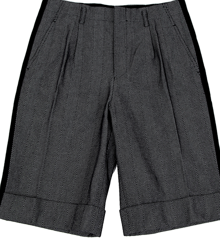 ISSEY MIYAKE Japan. Black Lyocell/Cotton Blend Wide Leg Pants