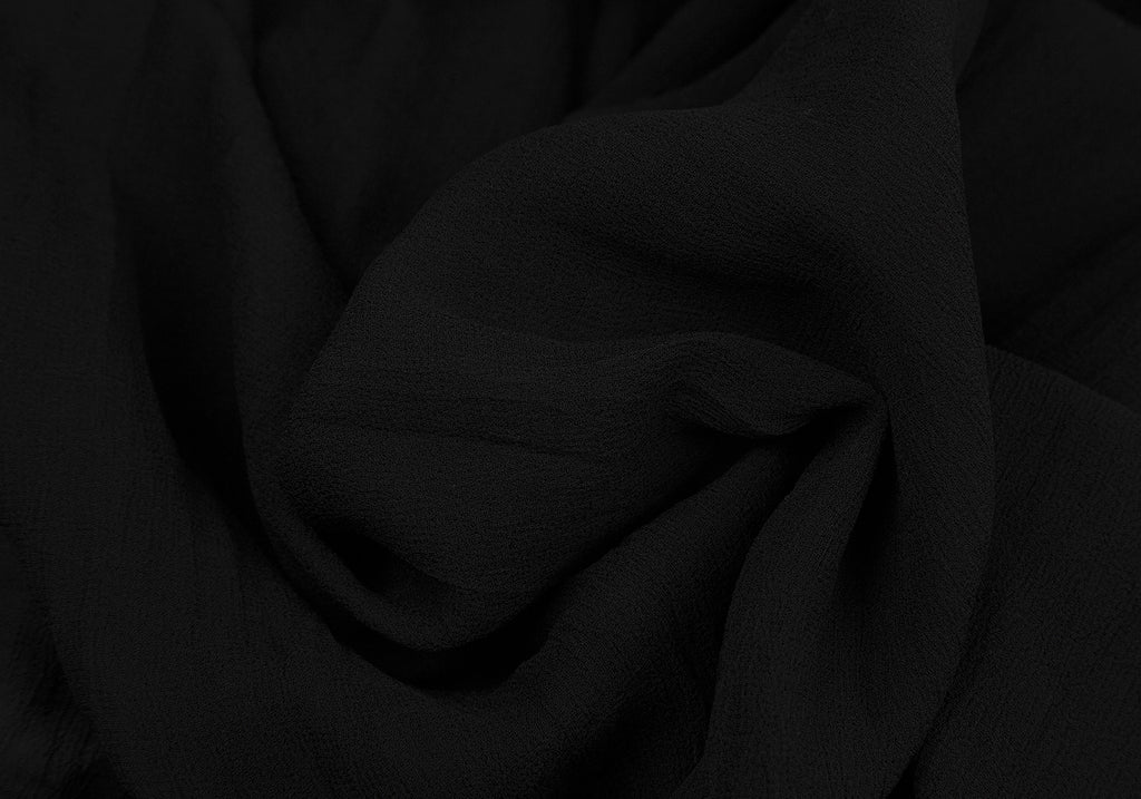 Comme des Garcons Comme des Garcons Japan. Black Chiffon Belted Shirt Dress