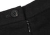 ISSEY MIYAKE JAPAN. HaaT. Black Wool Curve Switching Skirt