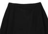 ISSEY MIYAKE JAPAN. HaaT. Black Wool Curve Switching Skirt