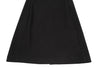 ISSEY MIYAKE JAPAN. HaaT. Black Wool Curve Switching Skirt