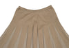 ISSEY MIYAKE JAPAN.  PLEATS PLEASE Beige Rewoven Design Skirt