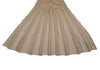 ISSEY MIYAKE JAPAN.  PLEATS PLEASE Beige Rewoven Design Skirt