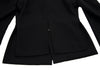 Yohji Yamamoto Japan. THE GINZA STORY COLLECTION. Black Wool Slit Design Jacket