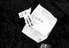 COMME des GARCONS JAPAN. Black Dot Jacquard Taping Silk Skirt
