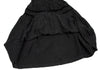 COMME des GARCONS JAPAN. Black Dot Jacquard Taping Silk Skirt
