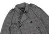 COMME des GARCONS Japan. TRICOT. Black, White Glen Check Trench Knit Jacket