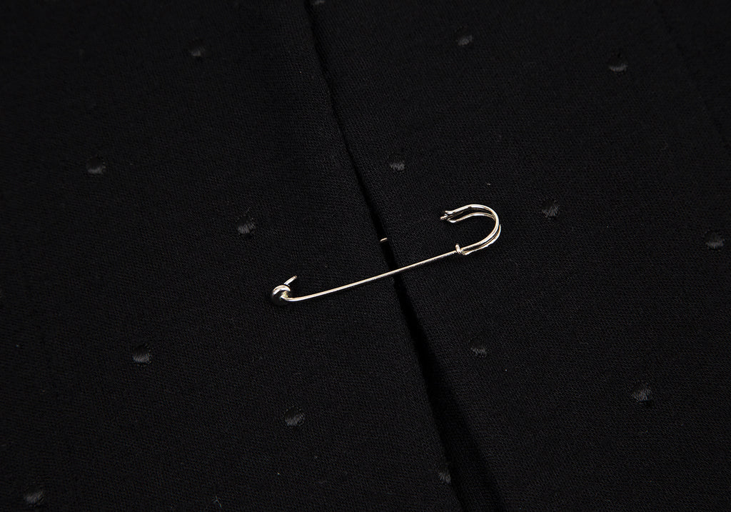 COMME des GARCONS JAPAN. TRICOT.Black Dot Embroidery Wool Knit Jacket Black