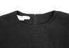 Stella McCartney UK. Black Python Jacquard Layered Dress