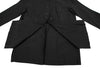 ISSEY MIYAKE JAPAN. Black Cupra Cotton Mao Collar Shirt