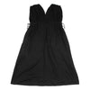 LIMI feu JAPAN. (yohji yamamoto) Black Ruched Gathered Sleeveless Dress