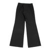 Jean-Paul GAULTIER Paris. FEMME. Black Wool Nylon Flared Pants